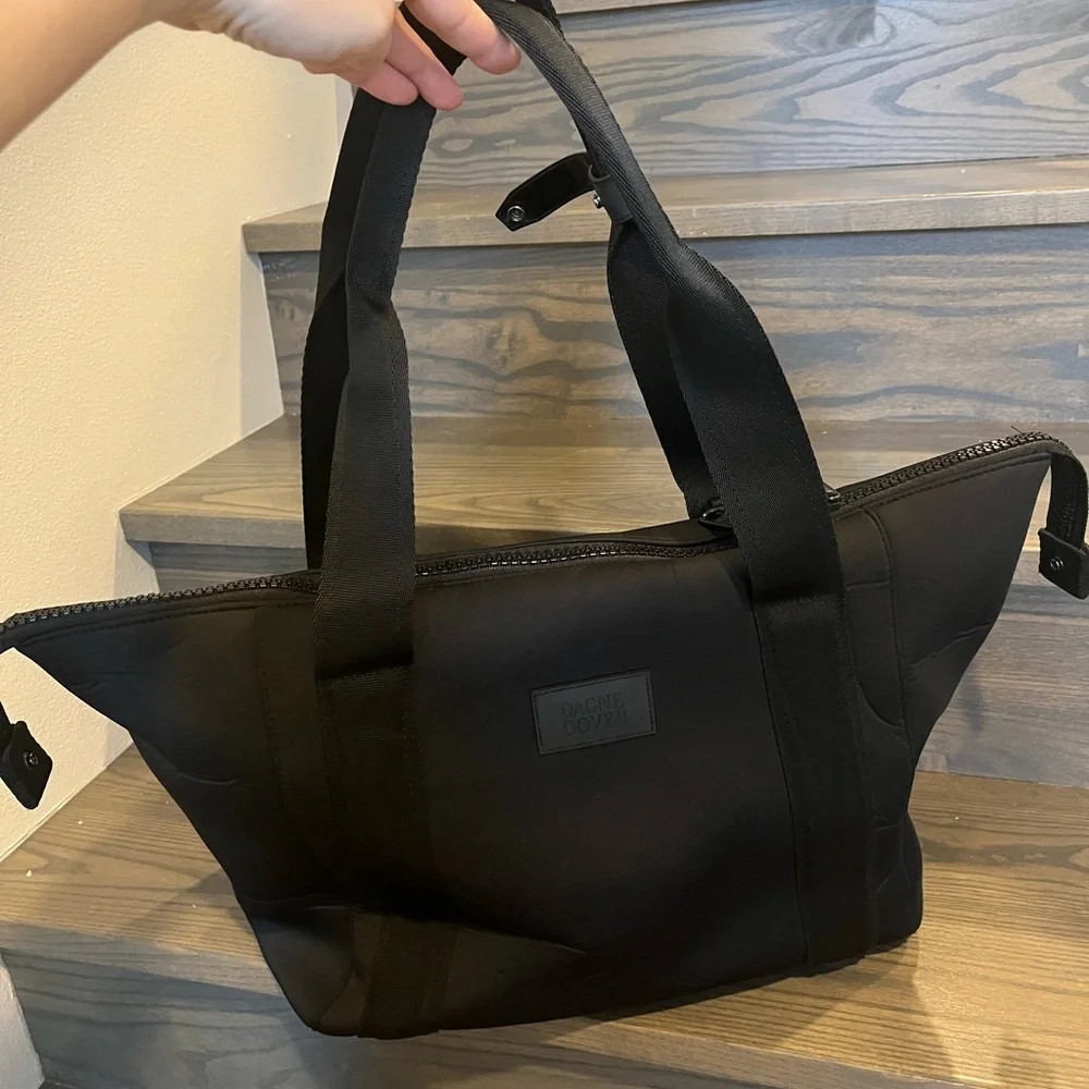 Dagne Dover Medium Landon Carryall Bag in Black